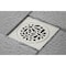 Kingston Brass BSF6360BN Watercourse Floral 4" Square Grid Shower Drain, Nickel BSF6360BN - alternate 2